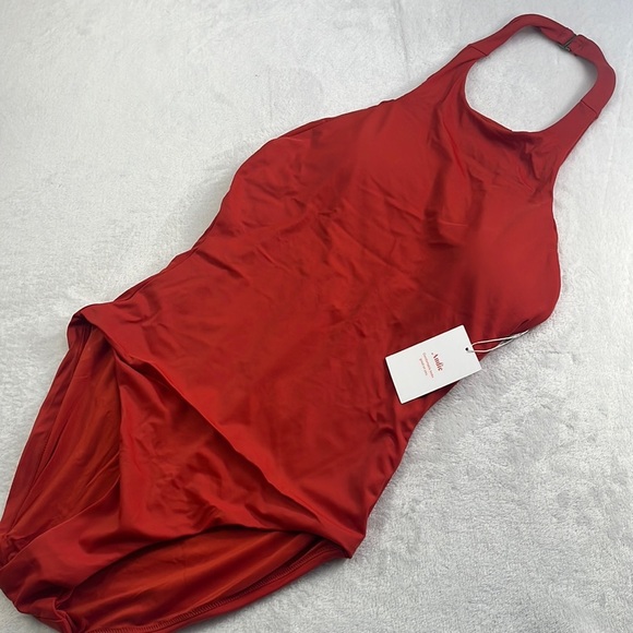 Andie Red Women's One Piece Swimsuit - Picture 1 of 12